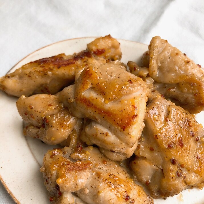 焼いて混ぜるだけ!ハニーマスタードチキン!